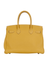 Birkin 30 in Togo Jaune Ambre, back view